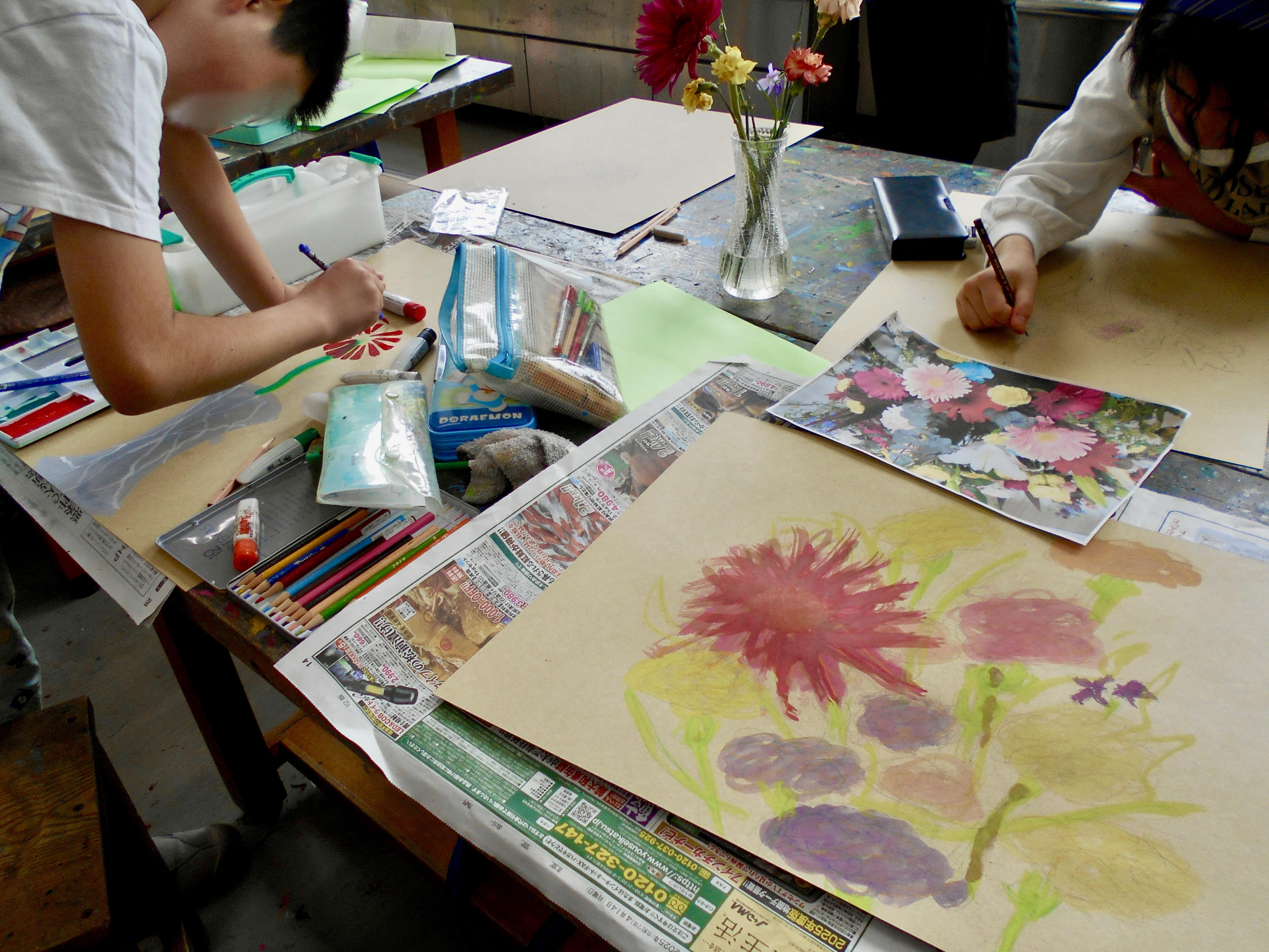 【4Fロビー展示】　豊島区立駒込小学校　児童作品